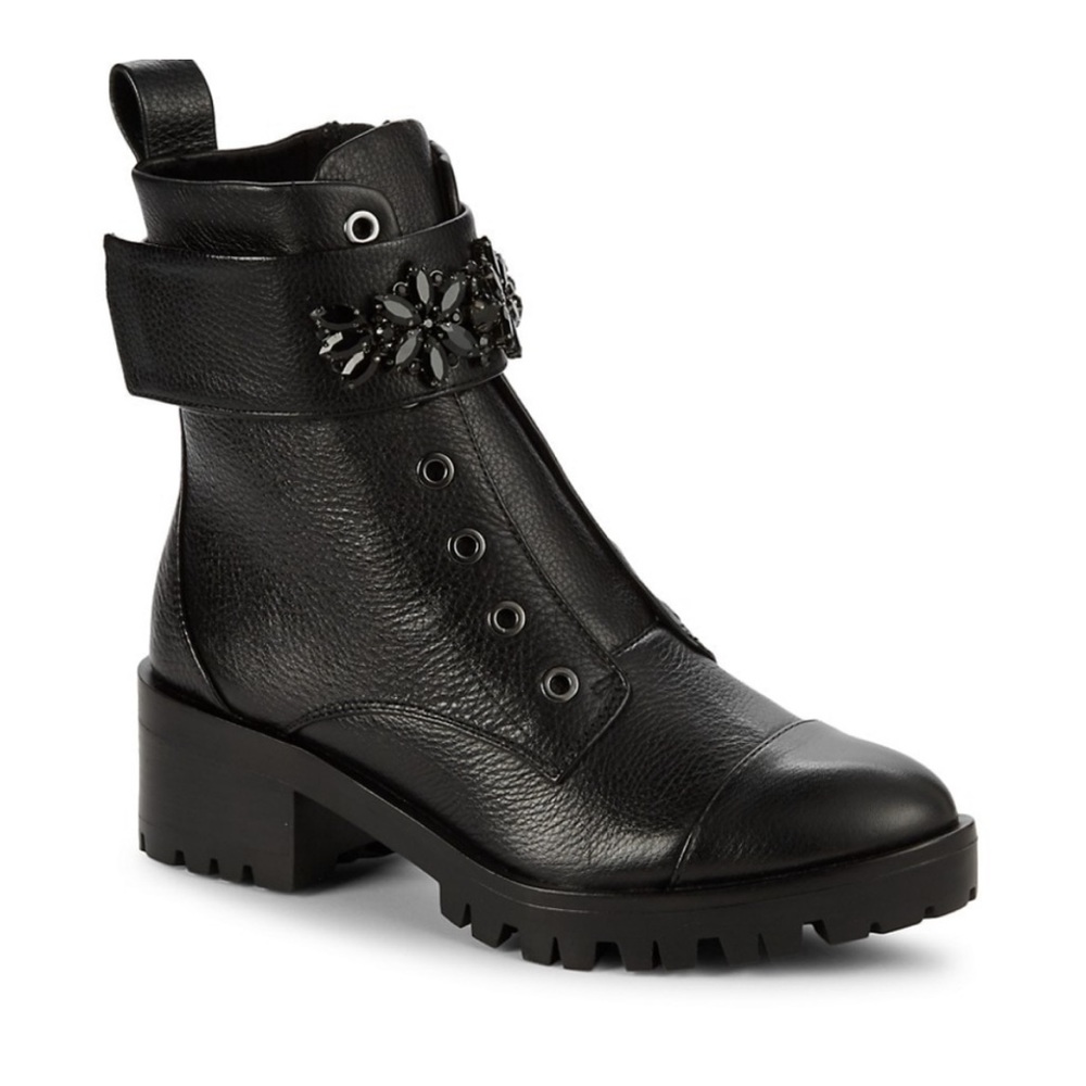 Karl Lagerfeld “pippa “ crystal payson boots